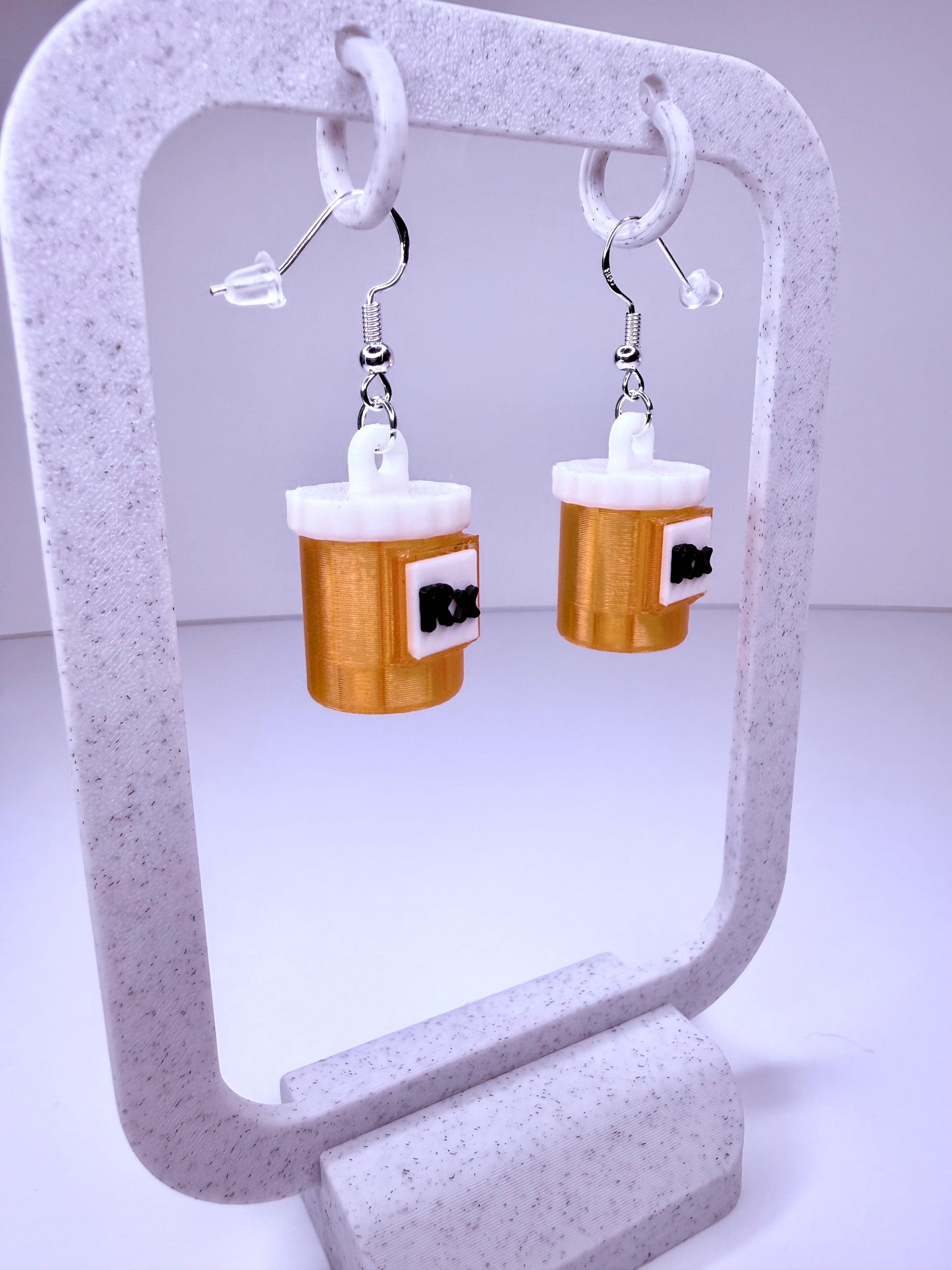 RX Medicine Bottle - Earrings