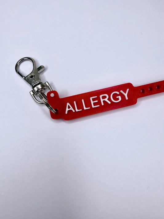 Allergy Alert Clip | Med Life Badge Buddy | Nurse Inside Joke