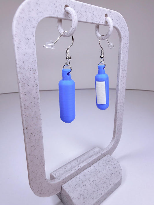 Purewick Inspired Earrings - Cooter Canoe – Medical Humor Healthcare Worker Jewelry