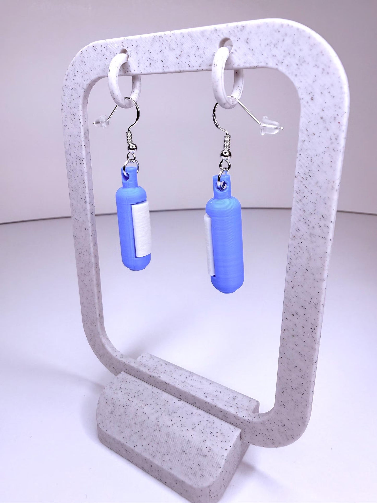 Purewick Inspired Earrings - Cooter Canoe – Medical Humor Healthcare Worker Jewelry