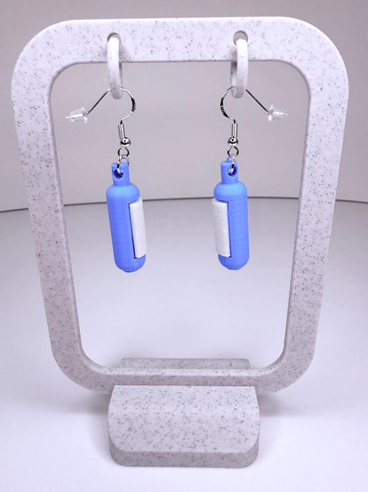 Purewick Inspired Earrings - Cooter Canoe – Medical Humor Healthcare Worker Jewelry