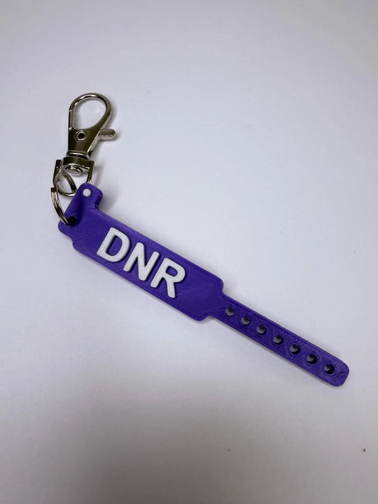 DNR Wristband Clip | Nurse Chaos Badge Buddy | Dark Healthcare Humor
