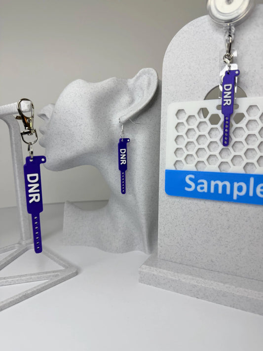 DNR Collection Bundle - Badge Buddy, Charm & Earrings Set