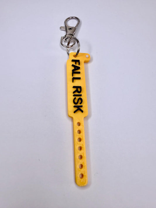 Fall Risk Clip | Nurse Chaos Badge Buddy | Funny Healthcare Accessory