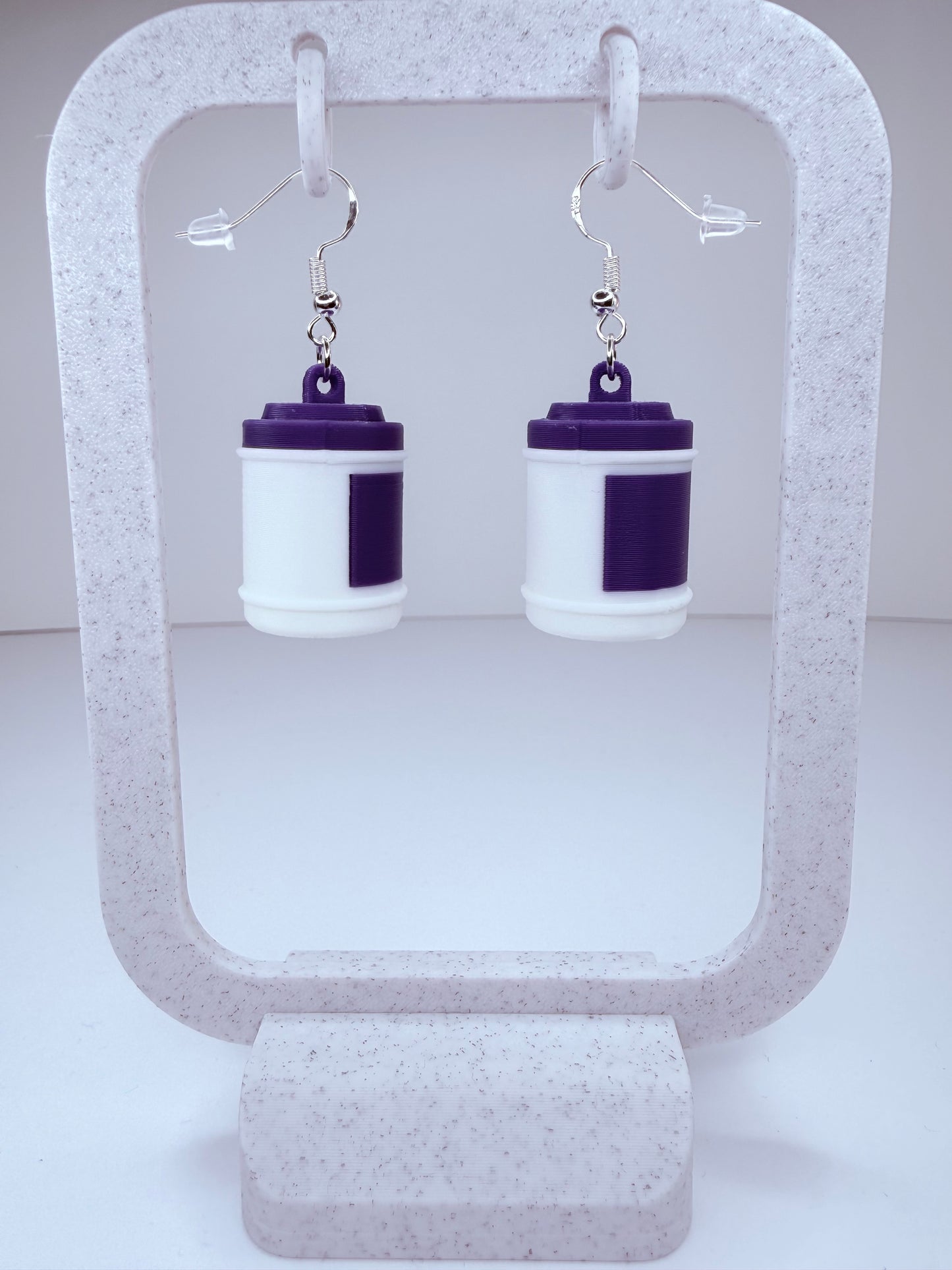 Purple Wipes - Earrings