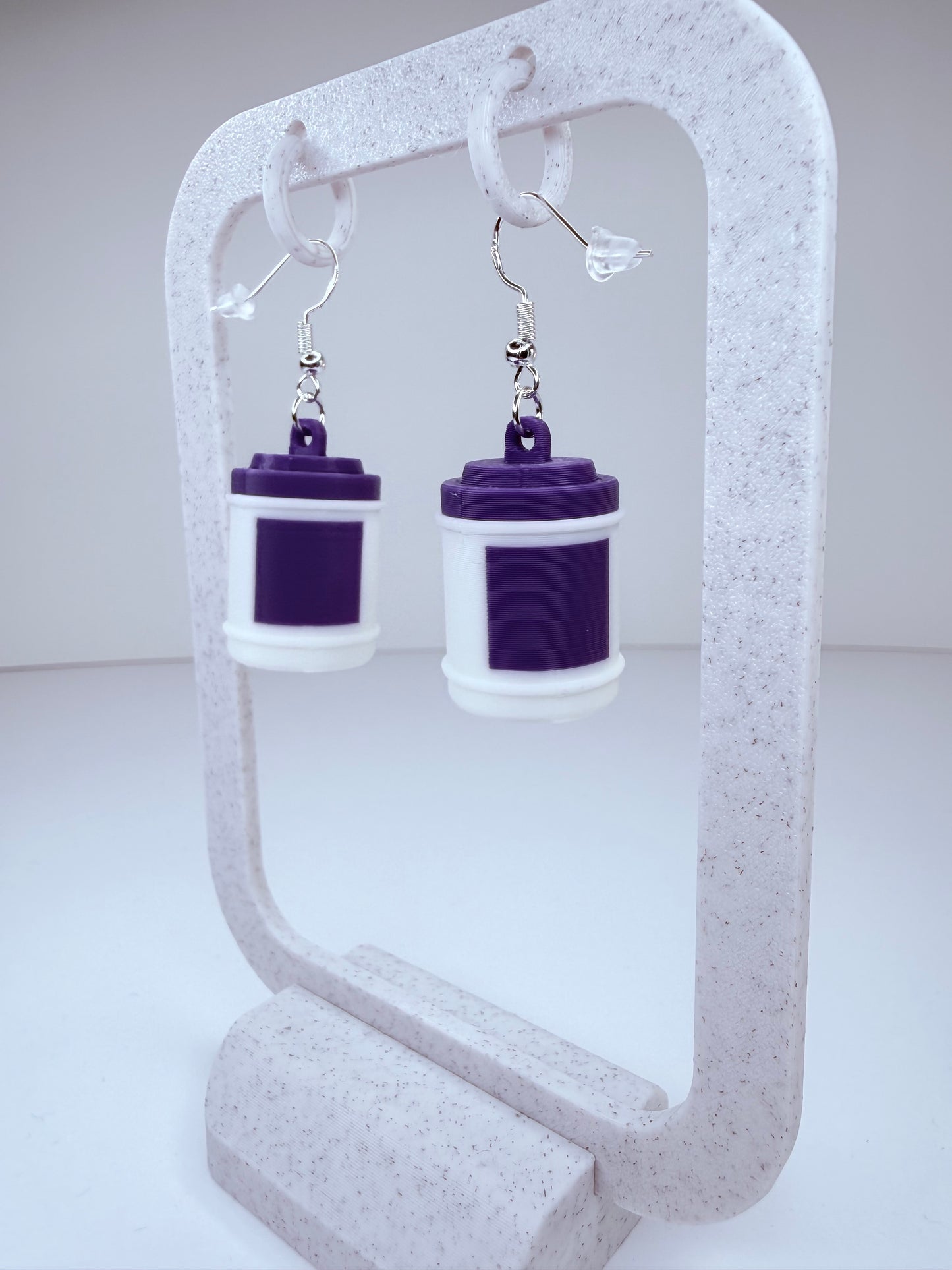 Purple Wipes - Earrings