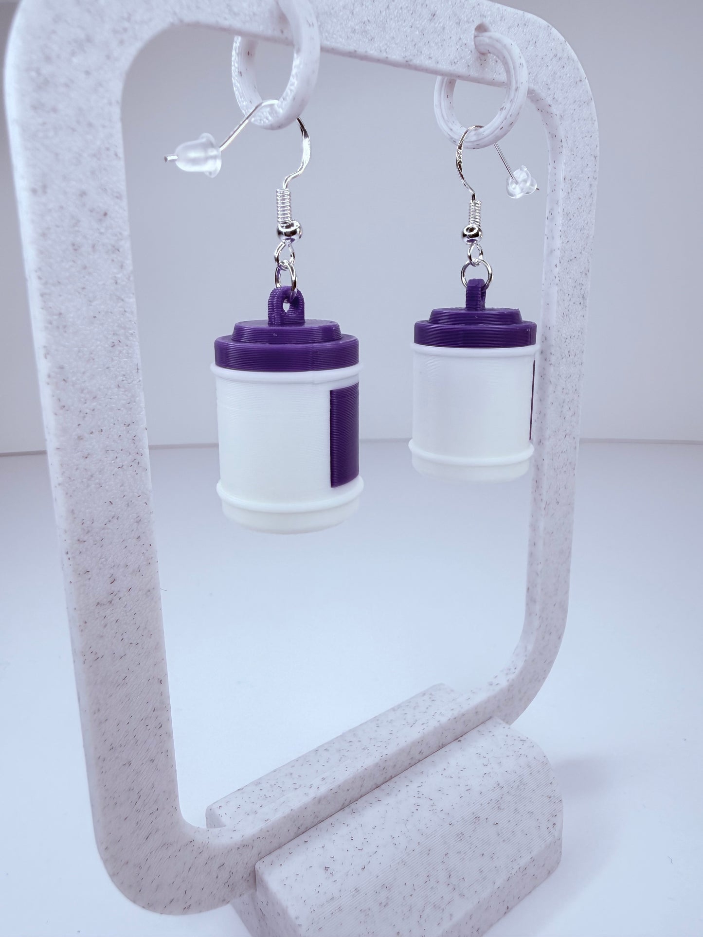 Purple Wipes - Earrings
