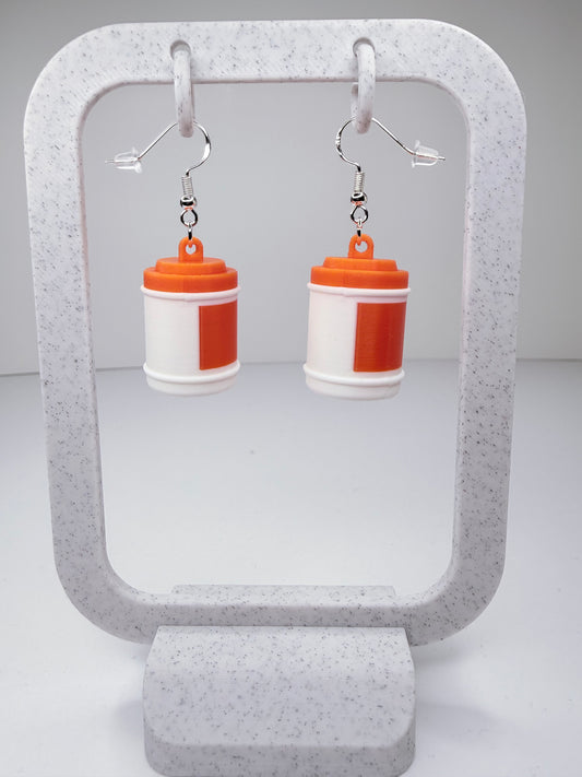 Bleach Orange Wipes - Earrings