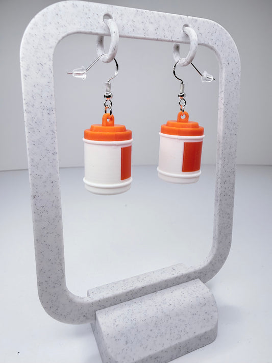 Bleach Orange Wipes - Earrings