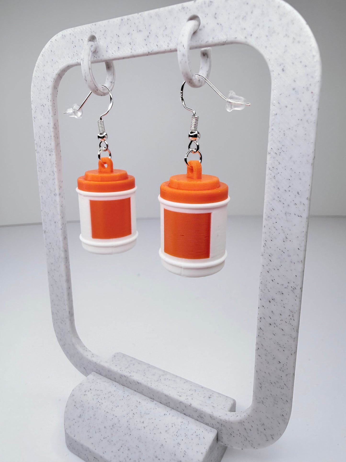 Bleach Orange Wipes - Earrings