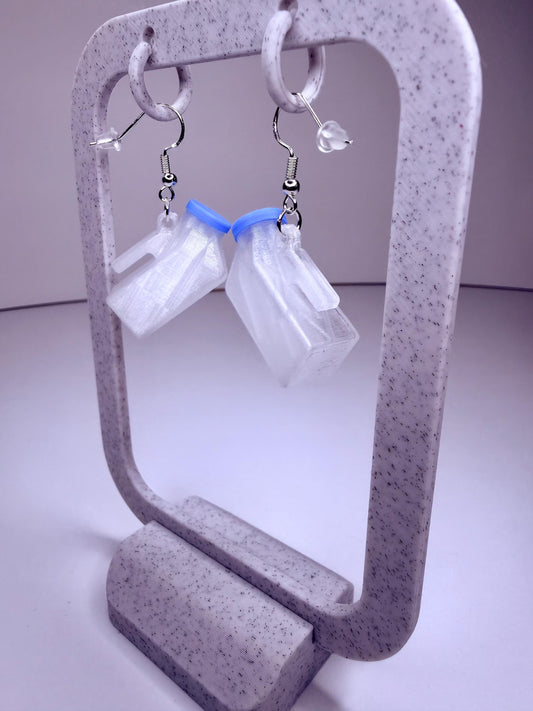 Medical Urinal Earrings | Funny Nurse Earrings | Healthcare Humor Jewelry | CNA RN Gift | Hospital Humor Accessories | Nurse Life