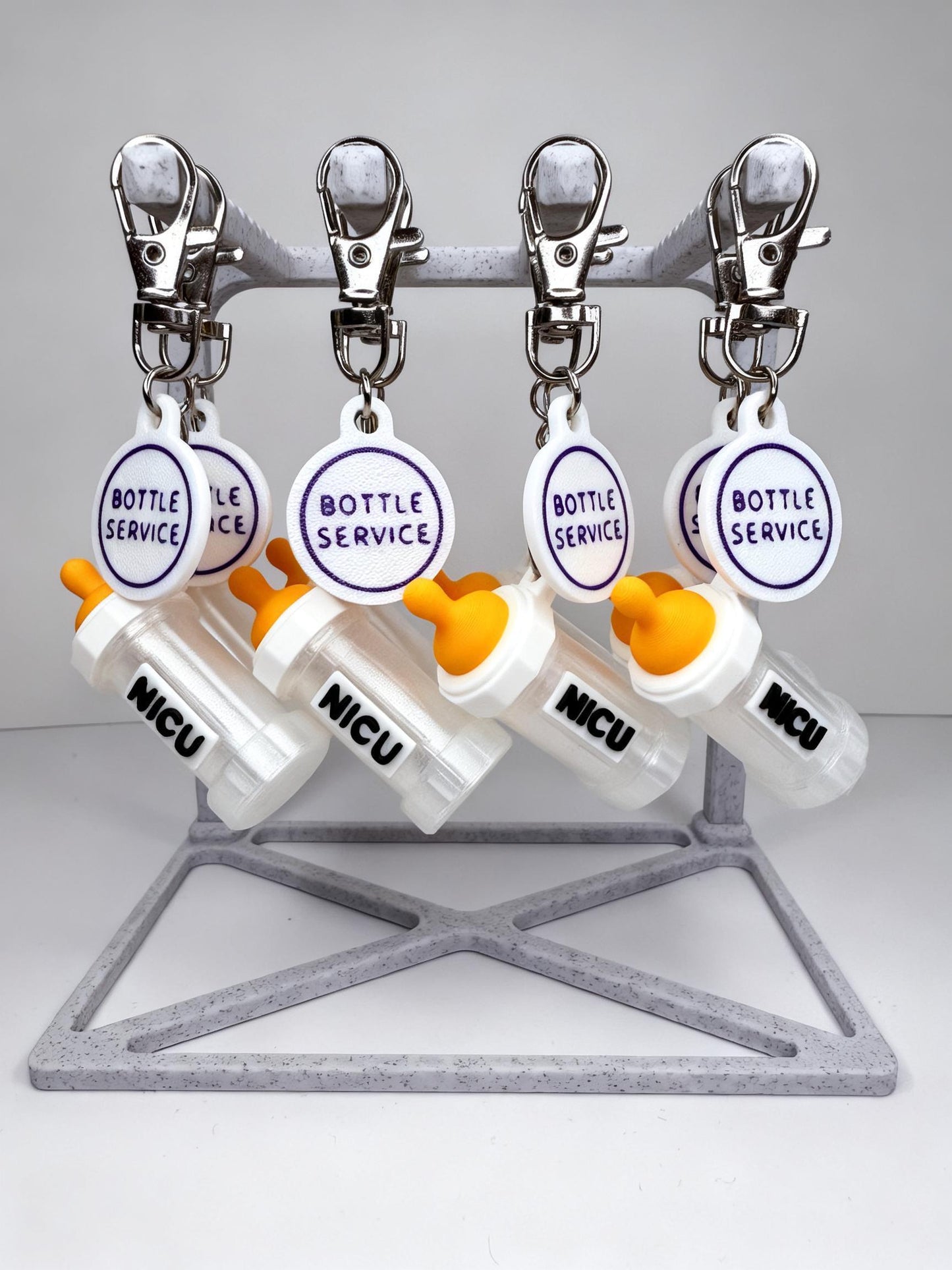 Bottle Service Clip | NICU Badge Buddy | Funny NICU Nurse Accessory