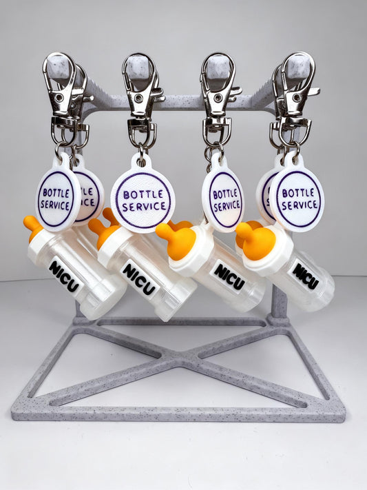 Bottle Service Clip | NICU Badge Buddy | Funny NICU Nurse Accessory
