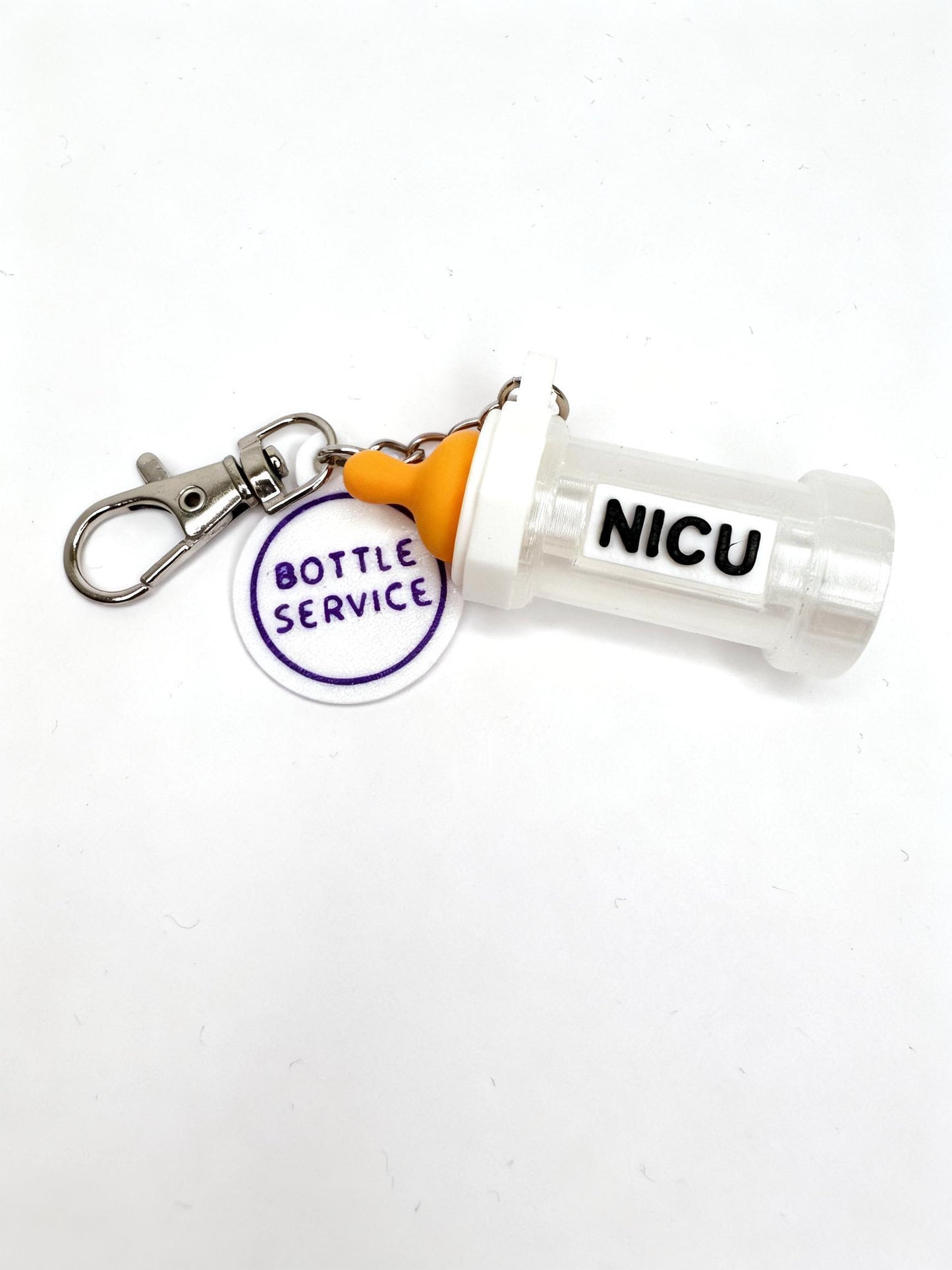 Bottle Service Clip | NICU Badge Buddy | Funny NICU Nurse Accessory