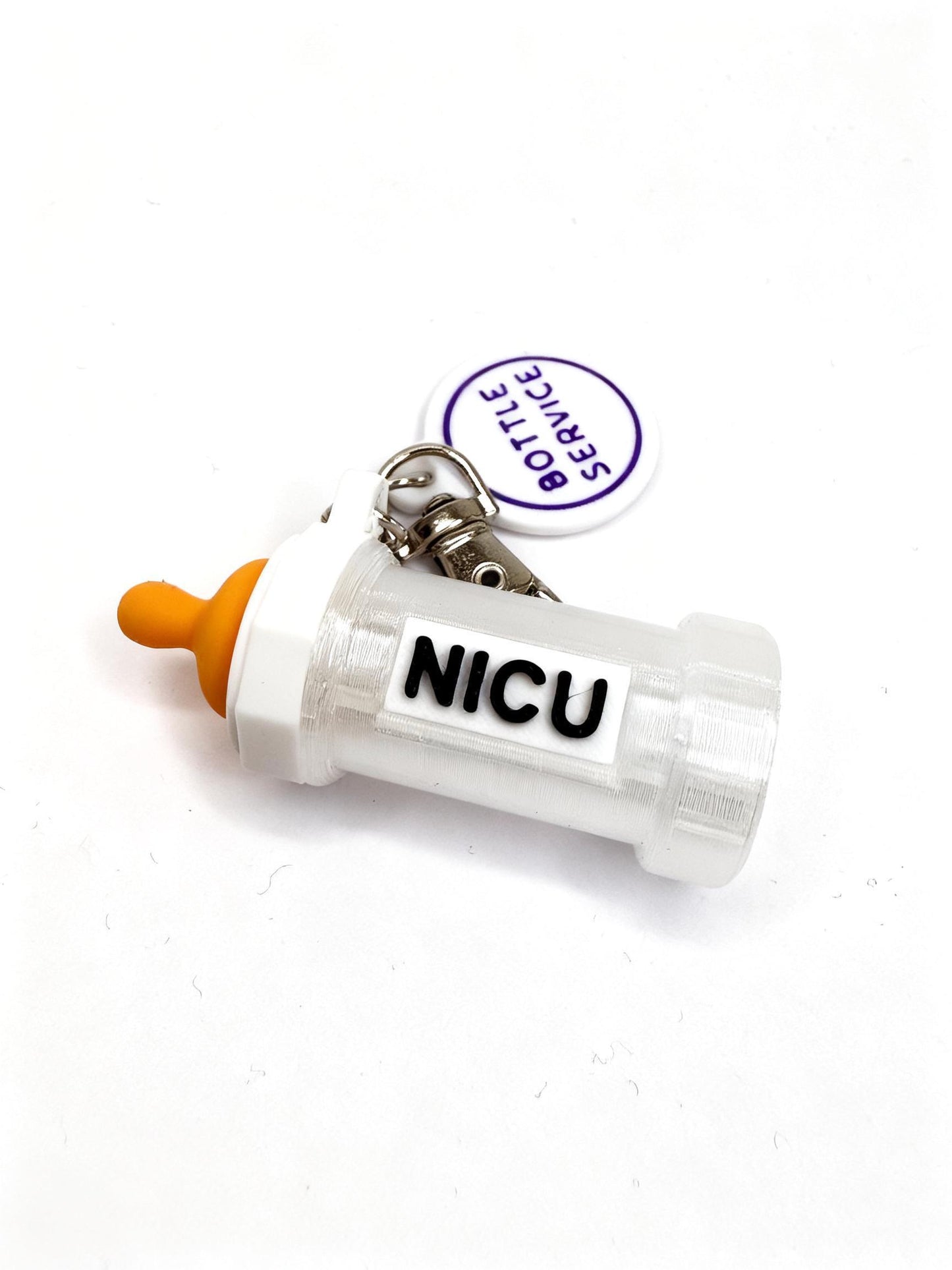 Bottle Service Clip | NICU Badge Buddy | Funny NICU Nurse Accessory