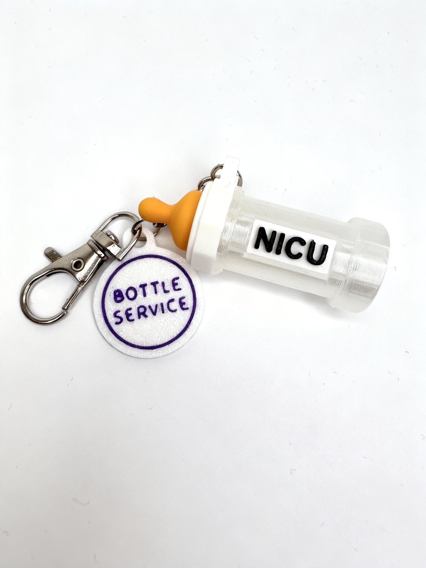 Bottle Service Clip | NICU Badge Buddy | Funny NICU Nurse Accessory