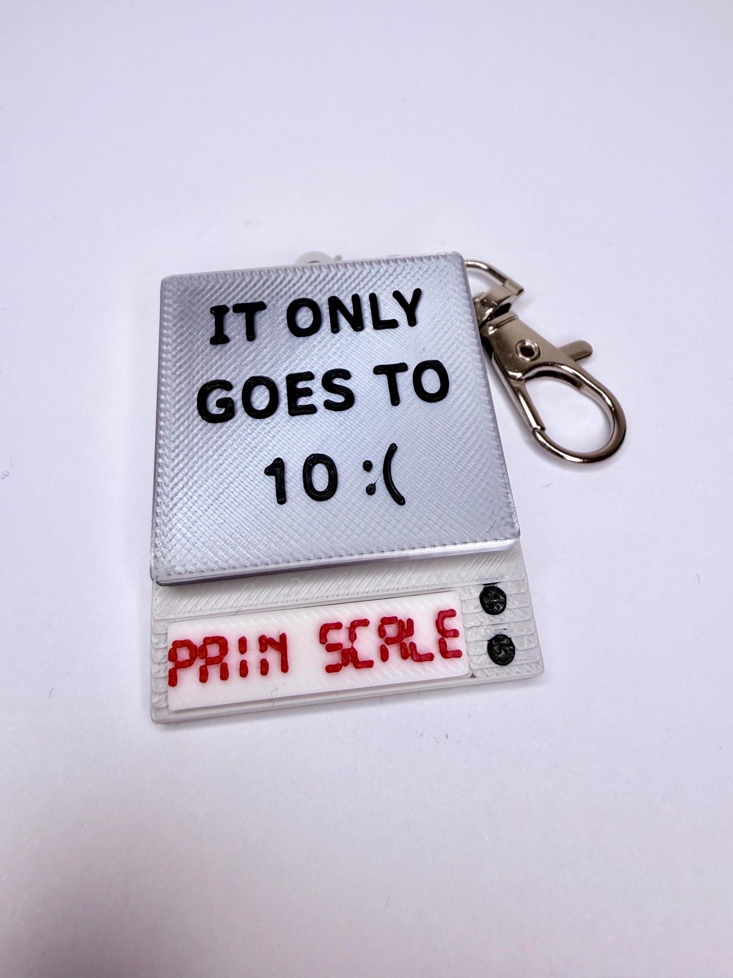 Pain Scale Badge Buddy Accessory for Nurses – Funny Medical Humor Gift