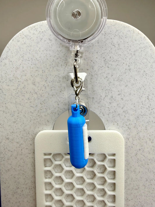 PureWick Charm | Nurse Chaos Badge Reel Accessory | Viral Healthcare Humor Gift