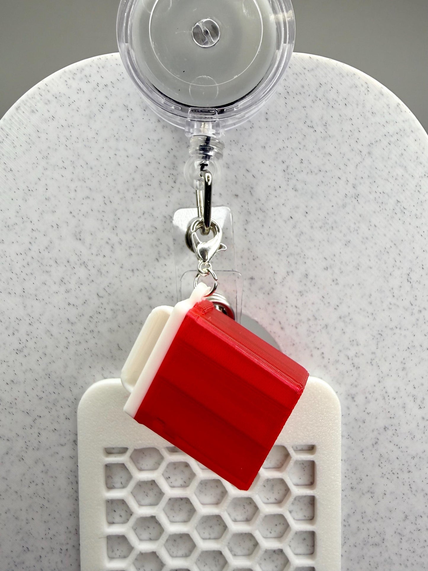 Sharps Container Charm | Med Life Badge Reel Accessory | Funny Nurse Gift