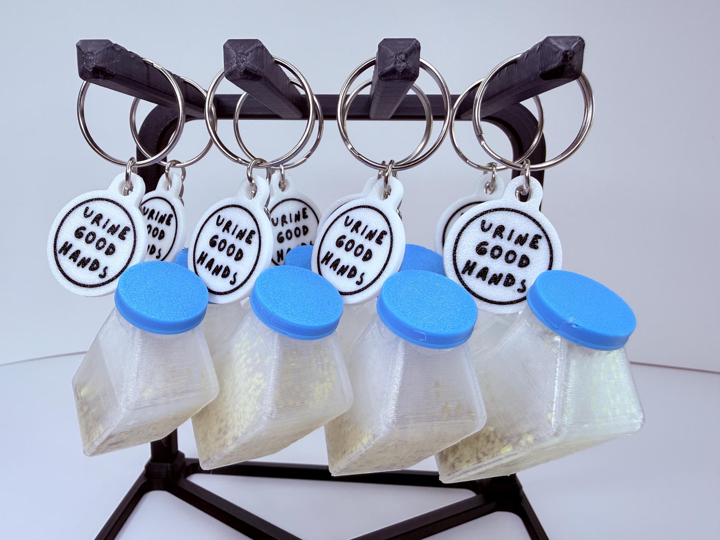 Urine Good Hands Keychain – Mini Urinal Charm for Healthcare Workers