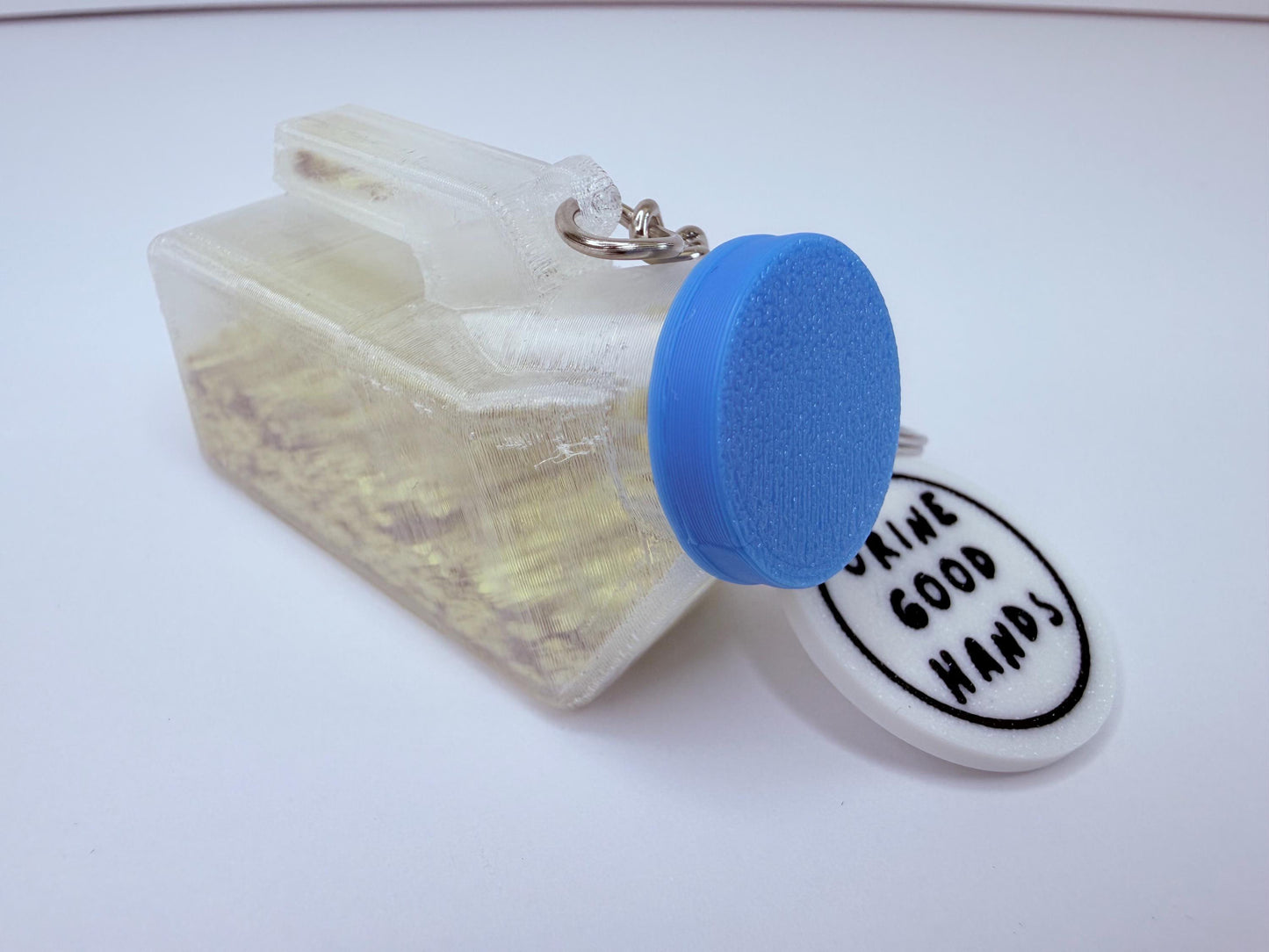 Urine Good Hands Keychain – Mini Urinal Charm for Healthcare Workers