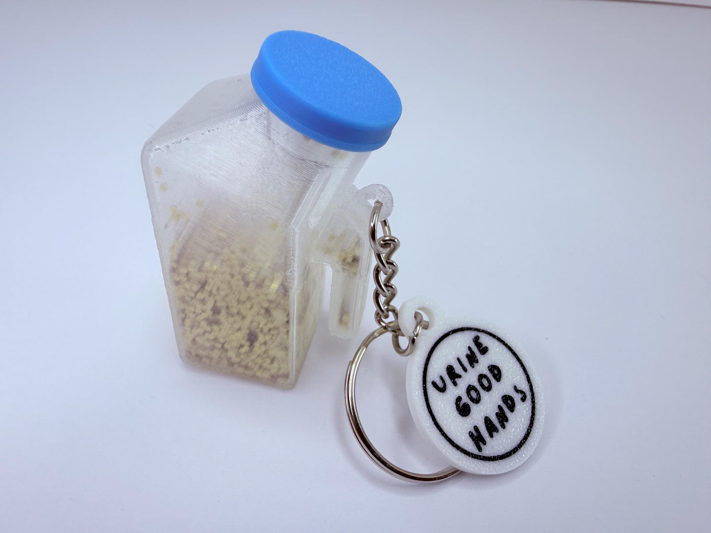 Urine Good Hands Keychain – Mini Urinal Charm for Healthcare Workers