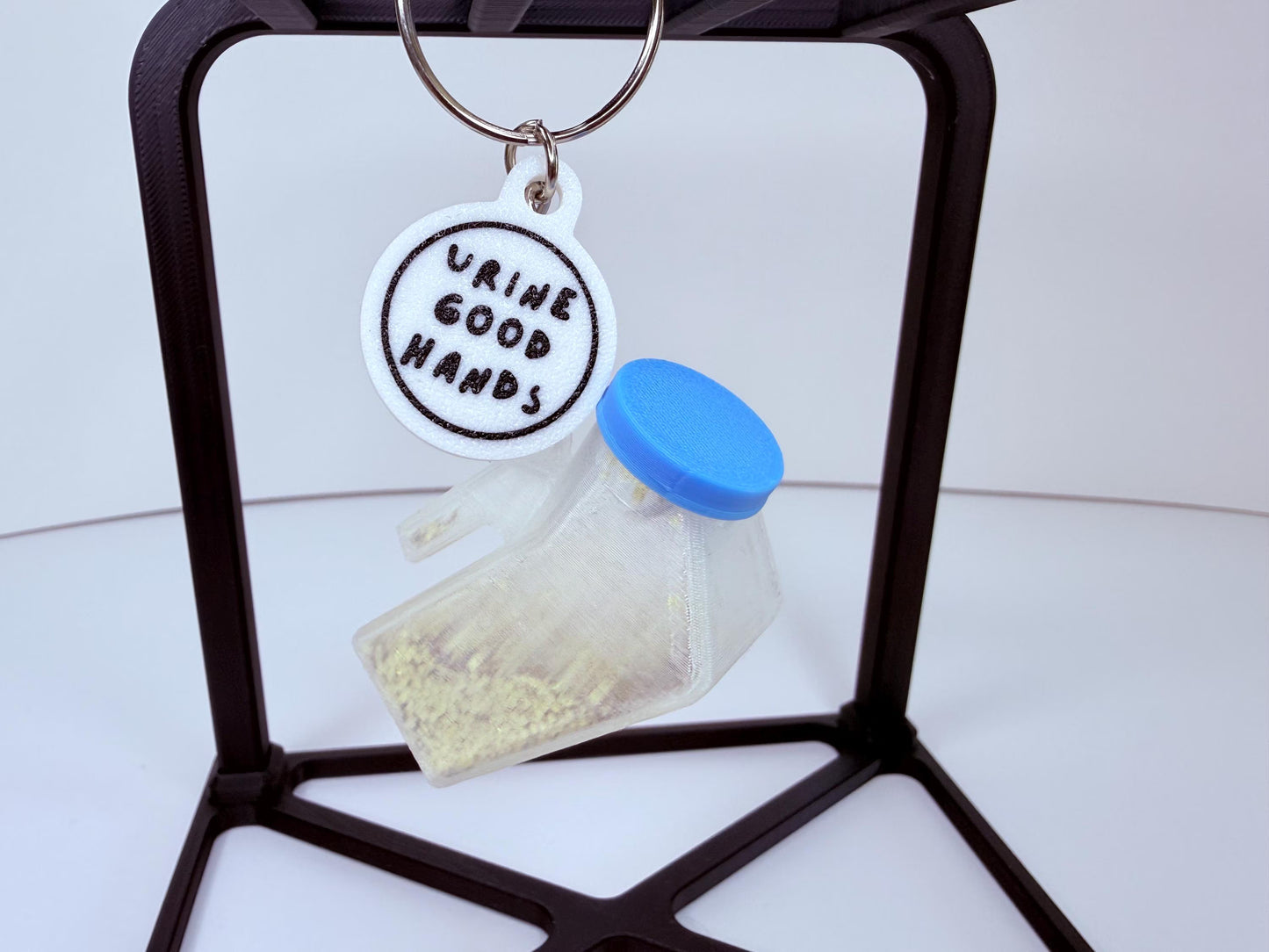 Urine Good Hands Keychain – Mini Urinal Charm for Healthcare Workers